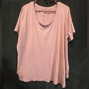 Ava & Viv Mauve Short Sleeve Tee